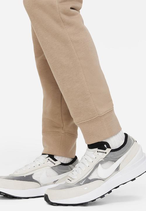 Nike - B nsw club ft jogger pant - khaki & black