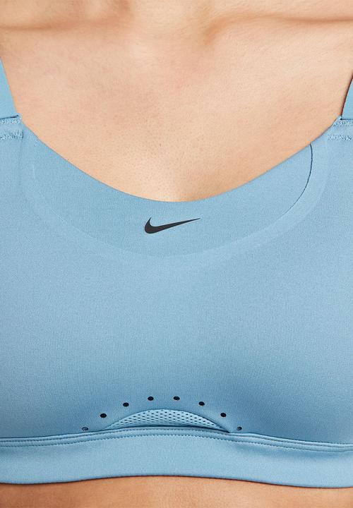 Nike - W nk df alpha hs bra - cerulean