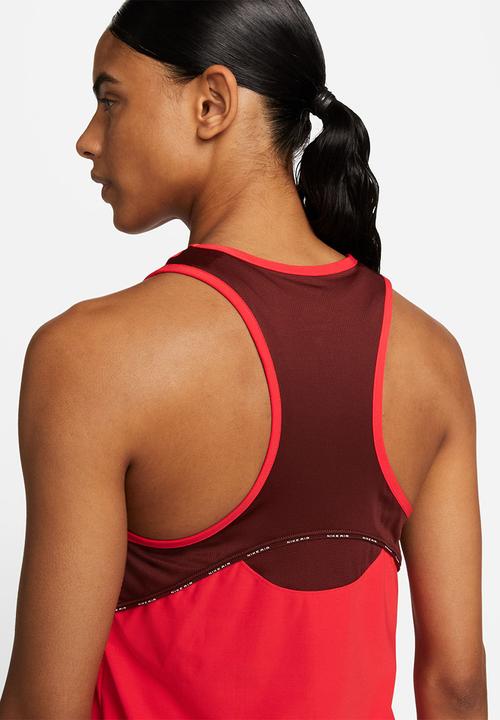 Nike - W nk df air tank - lt crimson/oxen brown