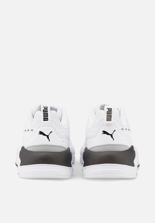 PUMA - X-ray² square signature - puma white-puma white-puma black-harbor mist