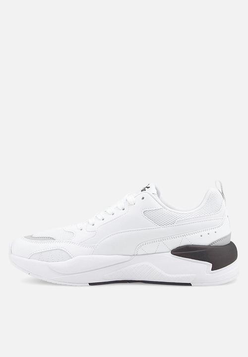 PUMA - X-ray² square signature - puma white-puma white-puma black-harbor mist
