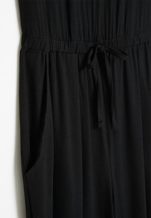 Rebel Republic - Girls printed jumpsuit - black
