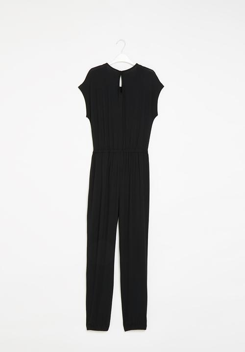 Rebel Republic - Girls printed jumpsuit - black