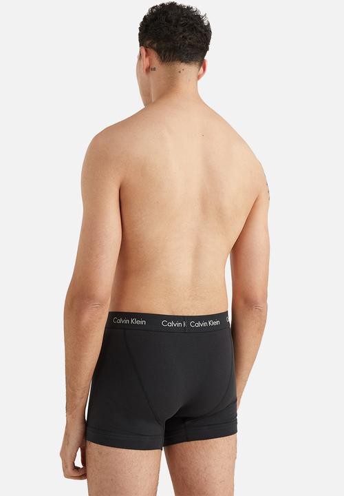 Calvin Klein - Trunk 3 pack - ocean storm/lime/signature blue