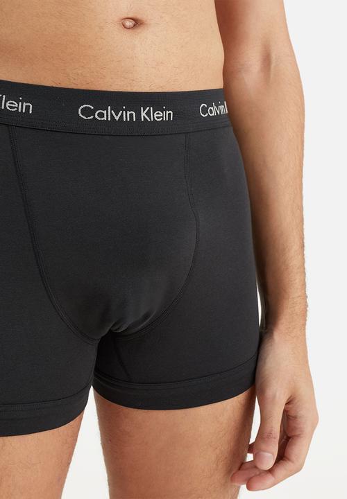 Calvin Klein - Trunk 3 pack - ocean storm/lime/signature blue