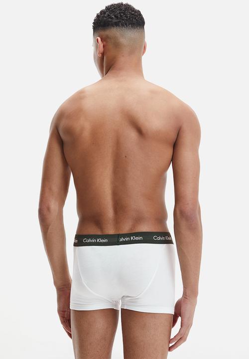 Calvin Klein - Low rise trunk 3 pack - white