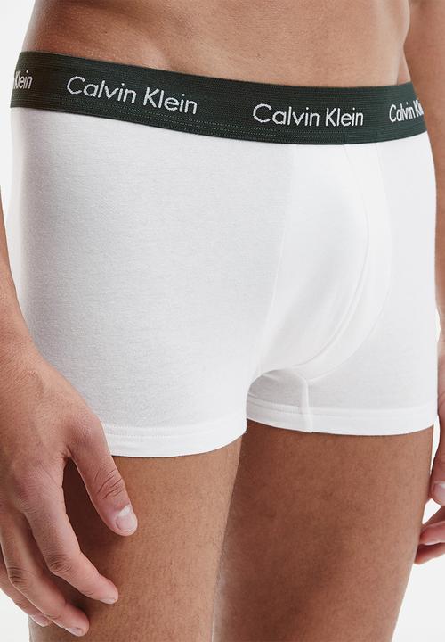 Calvin Klein - Low rise trunk 3 pack - white