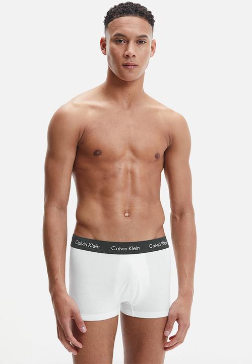 Calvin Klein - Low rise trunk 3 pack - white