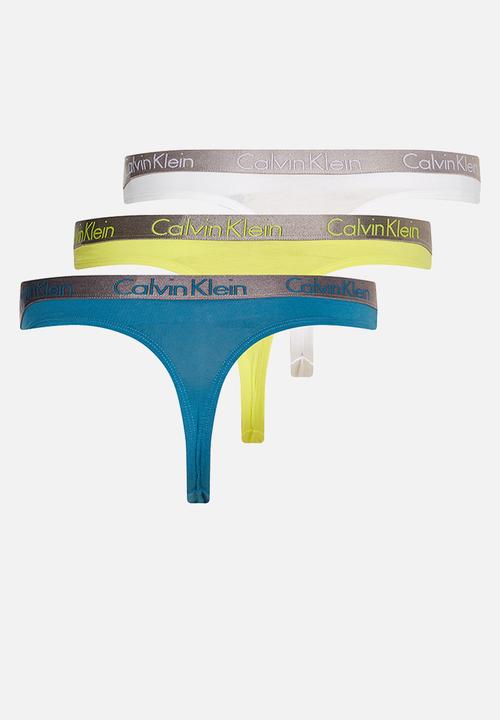 Calvin Klein - Thong 3 pack - multi