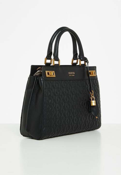 GUESS - Katey luxury satchel - black 