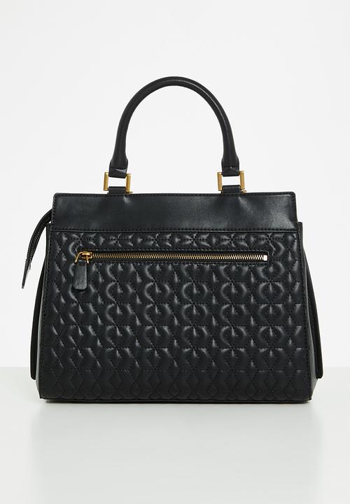 GUESS - Katey luxury satchel - black 
