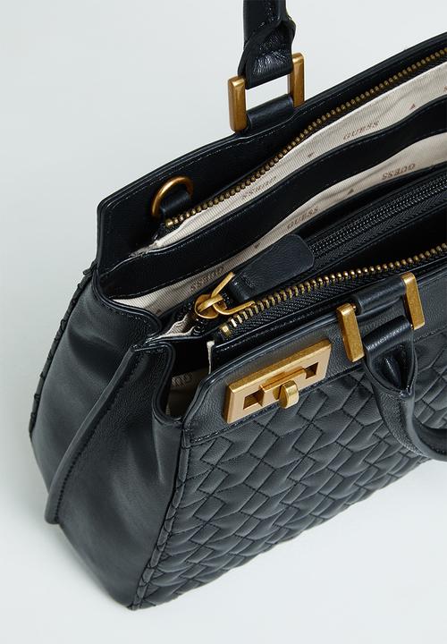 GUESS - Katey luxury satchel - black 