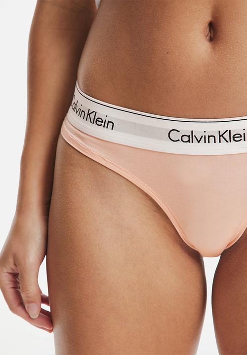 Calvin Klein - Thong modern cotton - peach melba