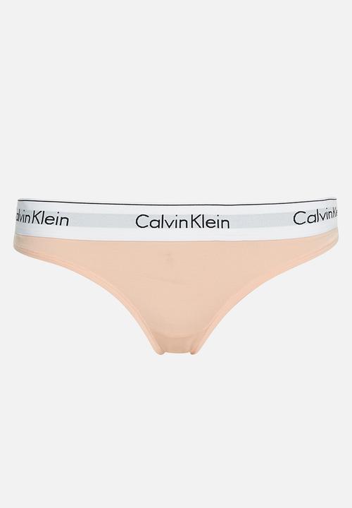 Calvin Klein - Thong modern cotton - peach melba