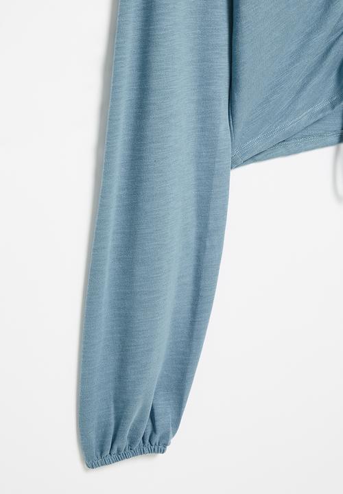 MANGO - T-shirt swipe - blue