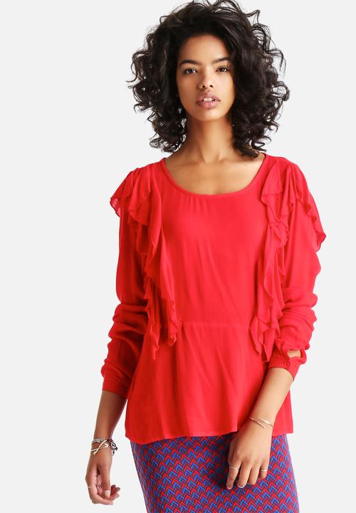 VILA - Sonny Ruffle Top