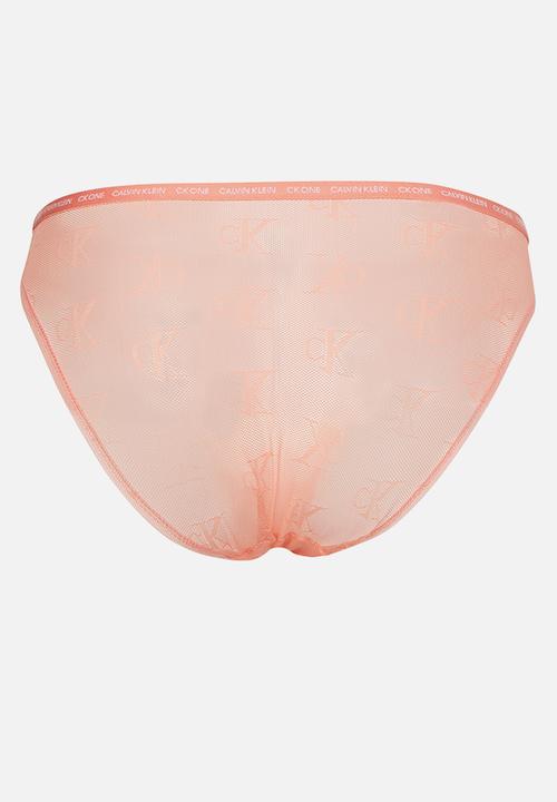 Calvin Klein - Ck one logo mesh - mellow orange