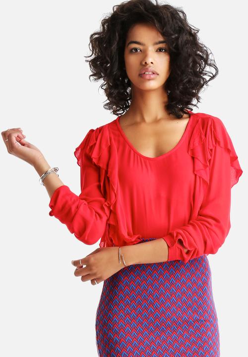 VILA - Sonny Ruffle Top