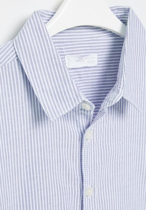 MANGO - Shirt oxford - blue