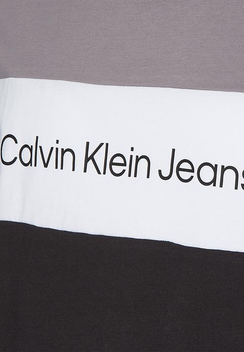 Calvin Klein - Colorblock tee - ck black