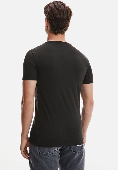 Calvin Klein - Dynamic ck center chest tee - ck black