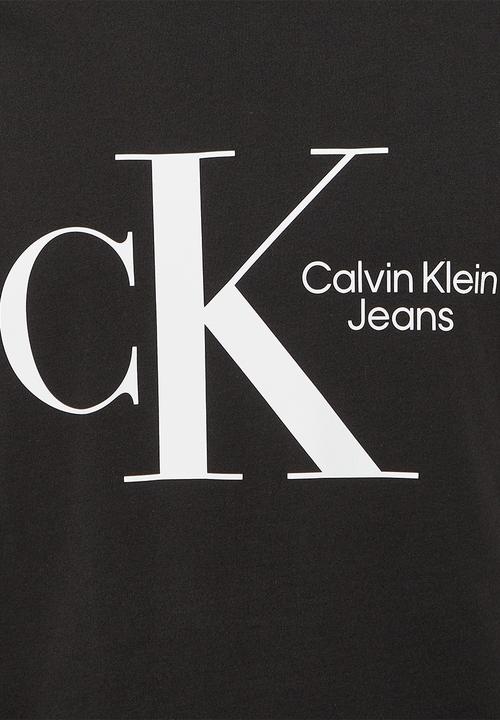 Calvin Klein - Dynamic ck center chest tee - ck black