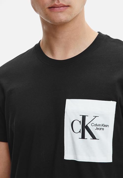 Calvin Klein - Dynamic ck contrast pocket tee - ck black