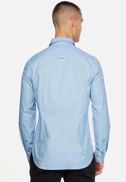 Calvin Klein - Texture shirt - chambray blue