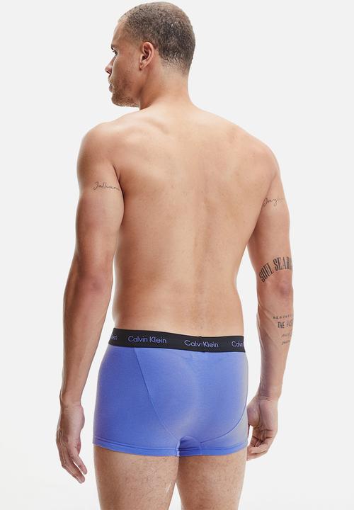 Calvin Klein - Low rise trunk 3 pack - zero below/subdued/dark lavendar