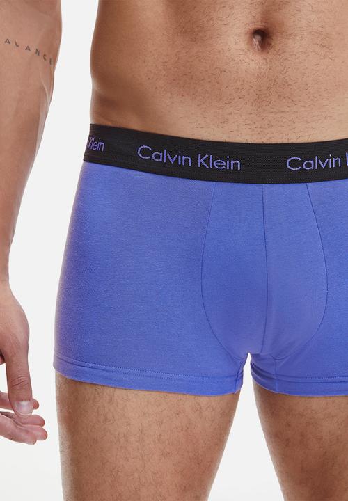 Calvin Klein - Low rise trunk 3 pack - zero below/subdued/dark lavendar