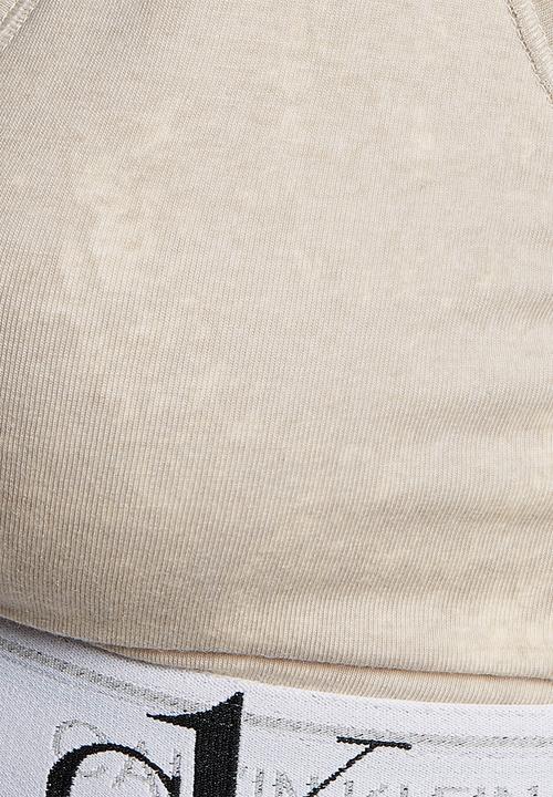 Calvin Klein - Unlined triangle - faded crescent moon
