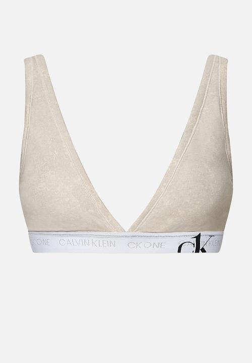 Calvin Klein - Unlined triangle - faded crescent moon