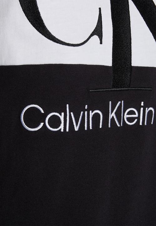 Calvin Klein - Blocking T-shirt dress - black