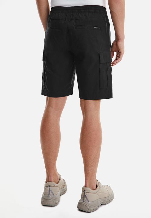 Calvin Klein - Washed cargo woven short - ck black