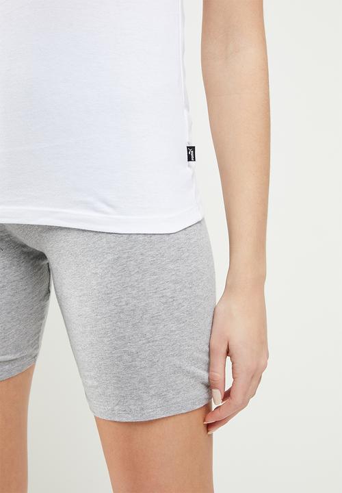 PUMA - Ess logo tee - puma white