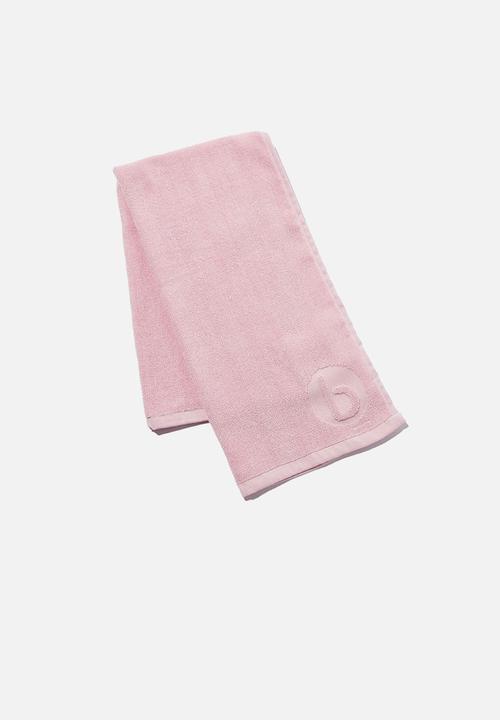 Cotton On - Plush cotton sweat towel - blush