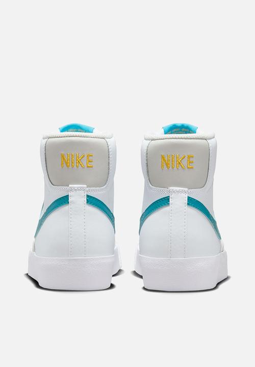 Nike - Nike blazer mid '77 - white/laser blue-yellow ochre-light bone