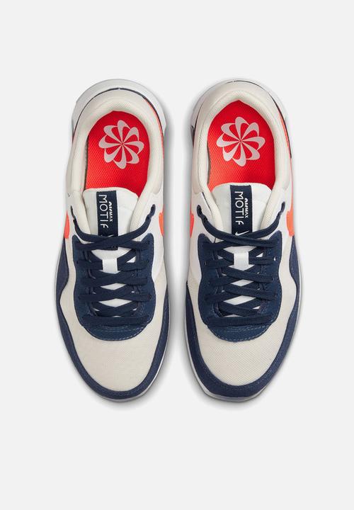 Nike - Nike air max motif - light bone/bright crimson-midnight navy