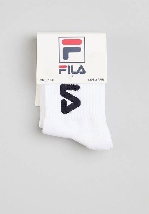FILA - Sandra tube sock 2-pack- white