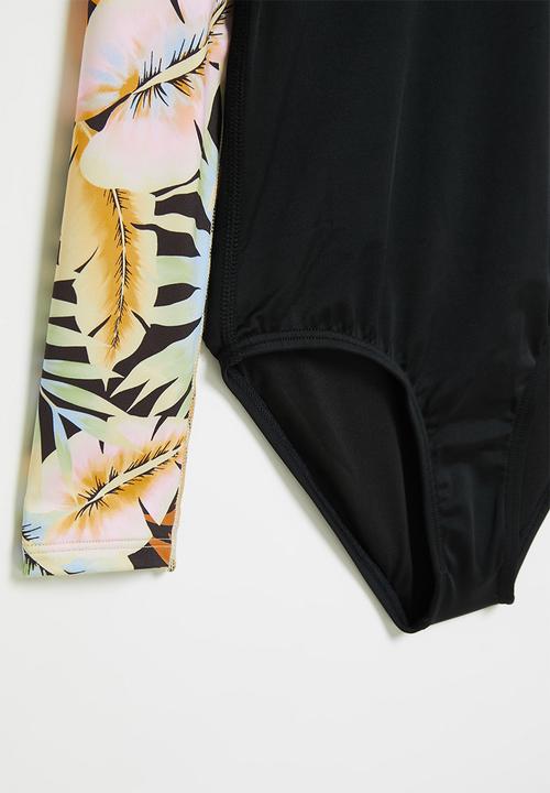 Billabong  - Postcards onepiece sunshirt - black