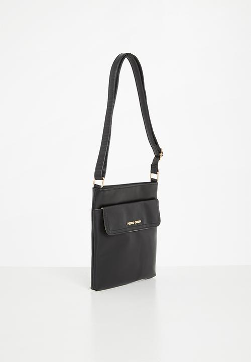 Pierre Cardin - Londi textured trim crossbody - black