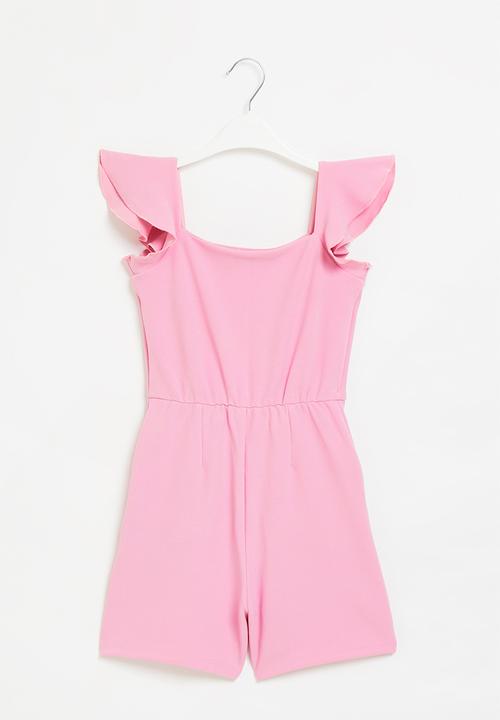 SISSY BOY - Playsuit with ruffle straps - prism pink