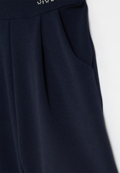 SISSY BOY - Playsuit with ruffle straps - navy