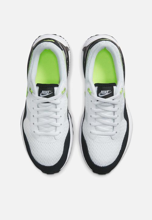 Nike - Air max systm (gs) - white/black-volt-pure platinum