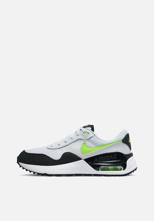 Nike - Air max systm (gs) - white/black-volt-pure platinum