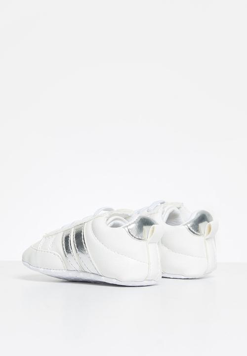 Pop Candy - Baby sneaker - white & silver