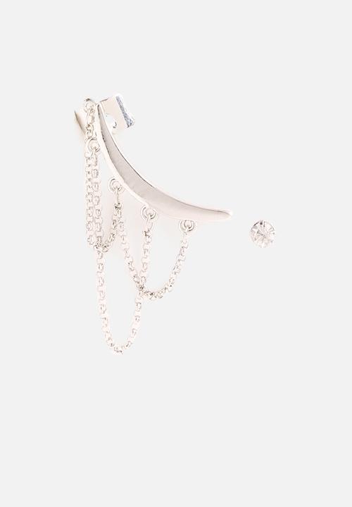 New Look - 70's Bar Drape Earcuff