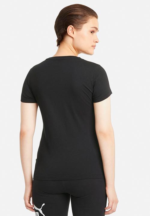PUMA - Plus essential logo tee - puma black