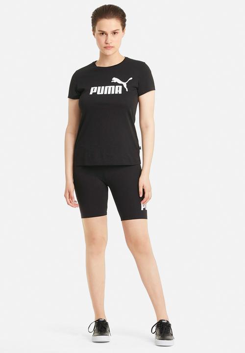 PUMA - Plus essential logo tee - puma black