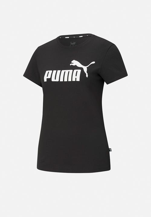 PUMA - Plus essential logo tee - puma black